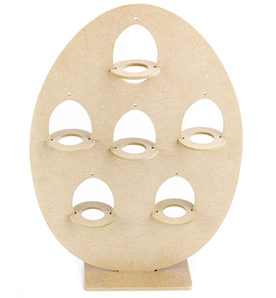 461.227.000 - Pronty - MDF casier a oeufs, ovale - Pâques, printemps - Detail 1