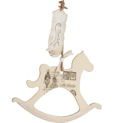 461.703.209 - Pronty - Cheval à bascule (2) 15cm haut - Noël - Detail 1