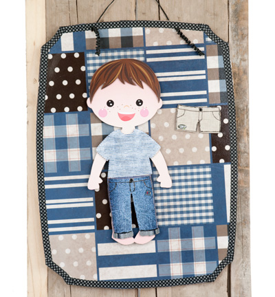 472.300.002 - Pronty - Formes à détacher, poupée à habiller garçon - Dress up doll - Detail 1