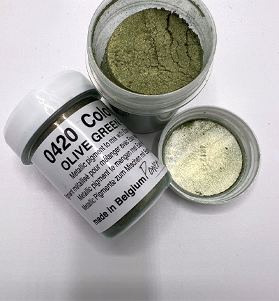 0420 - Powertex - Olive green - Pigment, ColorTricX - Detail 2 0420 - Powertex - Olive green - Pigment, ColorTricX - Detail 2