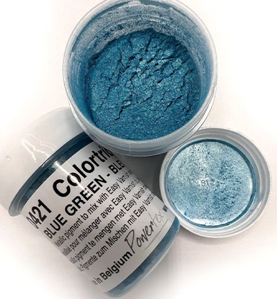 0421 - Powertex - Blue green - Pigment, ColorTricX - Detail 2
