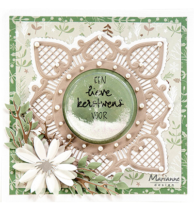 LR0932 - Marianne Design - Anja's Beautiful circle - Noël, hiver - Detail 1