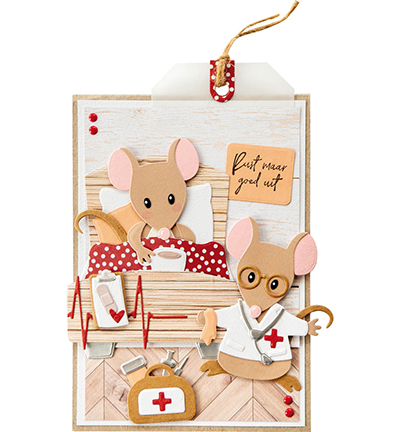 COL1524 - Marianne Design - Bed by Marleen - Maladie - Detail 2