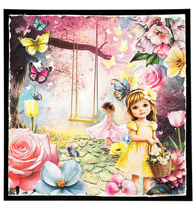 SL-ES-PE30 - StudioLight - Paper Elements Fluttering Flowers Essentials nr.30 - Collage Paper Elements - Detail 1