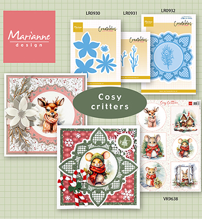 LR0932 - Marianne Design - Anja's Beautiful circle - Noël, hiver - Detail 2