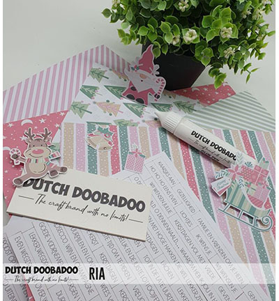 473.013.001 - Dutch DooBaDoo - Kit 001 Dear Santa découper et coller avec Jaap - Couper et coller avec Jaap - Detail 1