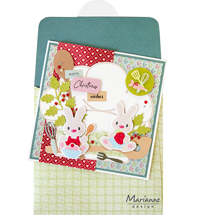 PS8086 - Marianne Design - Chefs hat & utensils - Cuisine - Detail 3