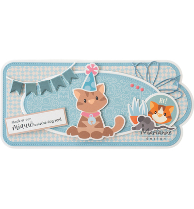 CA3200 - Marianne Design - Eline's Cats & Dogs - Animaux - Detail 2