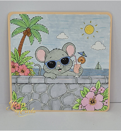 JBC-KK-2601001 - Joep By Carla - Milo op Vakantie - 12 kleurplaten - Coloriage de Milo - Detail 3