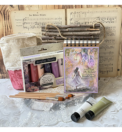 JMA-ES-ACP47 - Jenine's - Mist & Moss Essentials nr. 47 - Acrylic Paint - Detail 2