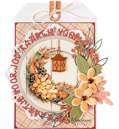 MB0211 - Marianne Design - Mattie Mooiste - Autumn Wreaths - Mattie - Detail 1