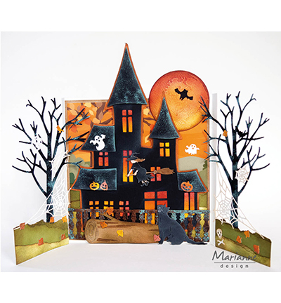 PS8075 - Marianne Design - Haunted House - Noël, hiver - Detail 1
