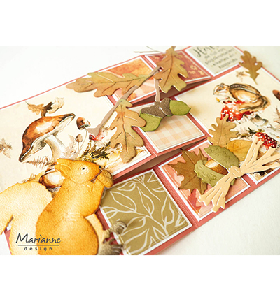 LR0925 - Marianne Design - Tiny's oak branches - Automne, Halloween - Detail 2