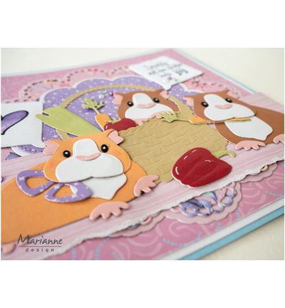 COL1589 - Marianne Design - Collectables – Cochon d'Inde d'Eline - Collectables - Detail 4