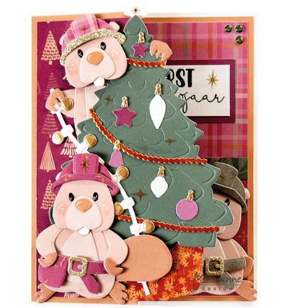 COL1590 - Marianne Design - Eline's animals - Bever - Collectables - Detail 1