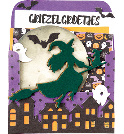 LR0933 - Marianne Design - Cute witch - Noël, hiver - Detail 2