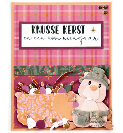 COL1590 - Marianne Design - Eline's animals - Bever - Collectables - Detail 2