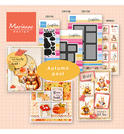 CR1738 - Marianne Design - Stamp layout - square - Craftables - Detail 1 CR1738 - Marianne Design - Stamp layout - square - Craftables - Detail 1