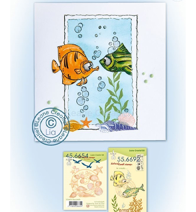 55.6692 - Leane Creatief - Poissons 2 - Tampons clear combi - Detail 1
