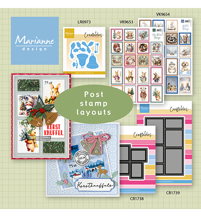 CR1738 - Marianne Design - Stamp layout - square - Craftables - Detail 2 CR1738 - Marianne Design - Stamp layout - square - Craftables - Detail 2