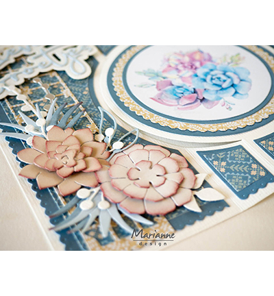 LR0585 - Marianne Design - Anja's grid corner - Bords, coins - Detail 4