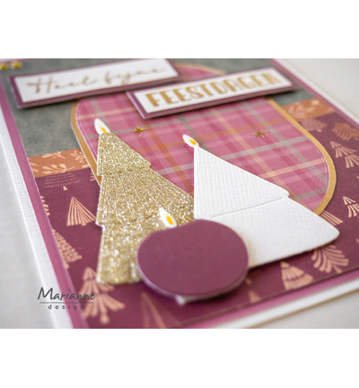 PK9223 - Marianne Design - Bloc Papier – Christmas Elegance A4 - Blocs papier - Detail 10 PK9223 - Marianne Design - Bloc Papier – Christmas Elegance A4 - Blocs papier - Detail 10