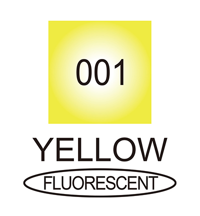 RB-6000AT/001 - Kuretake / ZIG - (001)Fl. Yellow - Real Brush couleurs individuelles - Detail 1 RB-6000AT/001 - Kuretake / ZIG - (001)Fl. Yellow - Real Brush couleurs individuelles - Detail 1