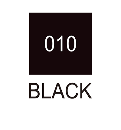 RB-6000AT/010 - Kuretake / ZIG - (010)Black - Real Brush couleurs individuelles - Detail 1