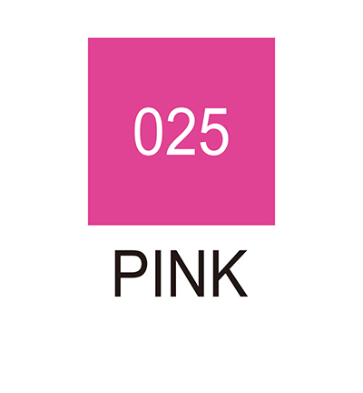 RB-6000AT/025 - Kuretake / ZIG - (025)Pink - Clean Color Real Brush - Detail 1