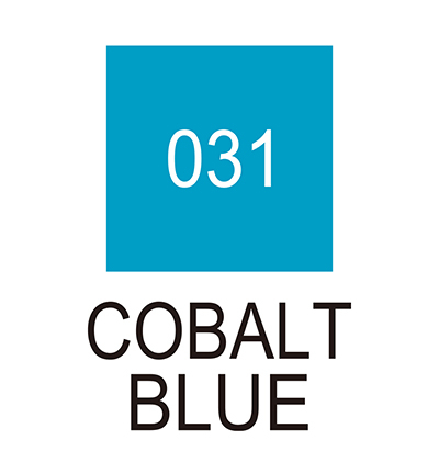 RB-6000AT/031 - Kuretake / ZIG - (031)Cobalt Blue - Real Brush couleurs individuelles - Detail 1 RB-6000AT/031 - Kuretake / ZIG - (031)Cobalt Blue - Real Brush couleurs individuelles - Detail 1