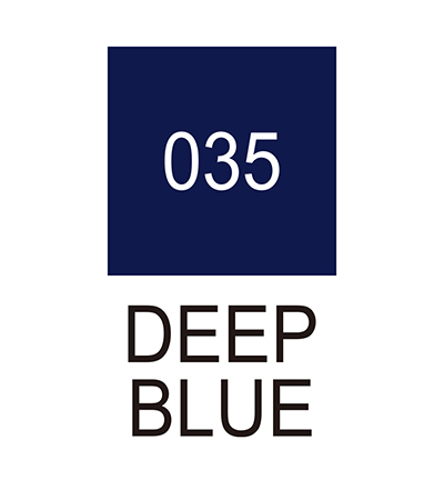 RB-6000AT/035 - Kuretake / ZIG - (035)Deep Blue - Real Brush couleurs individuelles - Detail 1 RB-6000AT/035 - Kuretake / ZIG - (035)Deep Blue - Real Brush couleurs individuelles - Detail 1