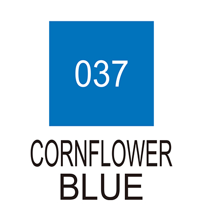 RB-6000AT/037 - Kuretake / ZIG - (037)Cornflower Blue - Real Brush couleurs individuelles - Detail 1