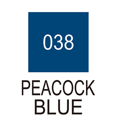 RB-6000AT/038 - Kuretake / ZIG - (038)Peacock Blue - Real Brush couleurs individuelles - Detail 1 RB-6000AT/038 - Kuretake / ZIG - (038)Peacock Blue - Real Brush couleurs individuelles - Detail 1