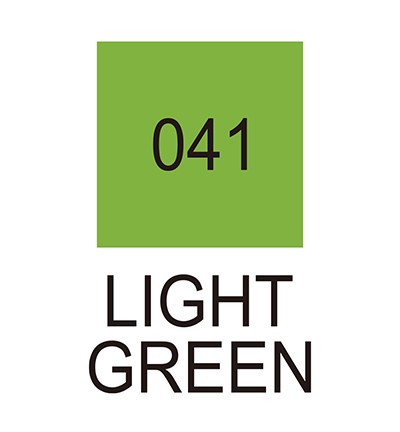 RB-6000AT/041 - Kuretake / ZIG - (041)Light Green - Clean Color Real Brush - Detail 1