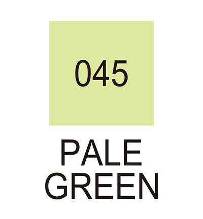 RB-6000AT/045 - Kuretake / ZIG - (045)Pale Green - Real Brush couleurs individuelles - Detail 1 RB-6000AT/045 - Kuretake / ZIG - (045)Pale Green - Real Brush couleurs individuelles - Detail 1
