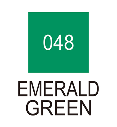 RB-6000AT/048 - Kuretake / ZIG - (048)Emerald Green - Real Brush couleurs individuelles - Detail 1 RB-6000AT/048 - Kuretake / ZIG - (048)Emerald Green - Real Brush couleurs individuelles - Detail 1