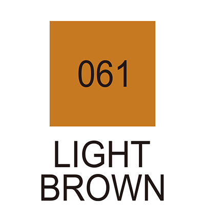 RB-6000AT/061 - Kuretake / ZIG - (061)Light Brown - Real Brush couleurs individuelles - Detail 1 RB-6000AT/061 - Kuretake / ZIG - (061)Light Brown - Real Brush couleurs individuelles - Detail 1