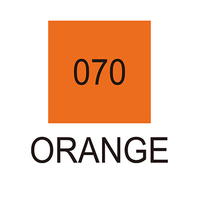 RB-6000AT/070 - Kuretake / ZIG - (070)Orange - Real Brush couleurs individuelles - Detail 1 RB-6000AT/070 - Kuretake / ZIG - (070)Orange - Real Brush couleurs individuelles - Detail 1