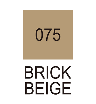 RB-6000AT/075 - Kuretake / ZIG - (075)Brick Beige - Real Brush couleurs individuelles - Detail 1 RB-6000AT/075 - Kuretake / ZIG - (075)Brick Beige - Real Brush couleurs individuelles - Detail 1