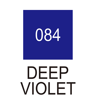 RB-6000AT/084 - Kuretake / ZIG - (084)Deep Violet - Real Brush couleurs individuelles - Detail 1