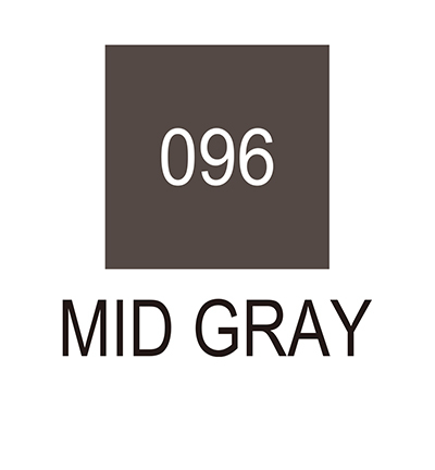 RB-6000AT/096 - Kuretake / ZIG - (096)Mid Grey - Real Brush couleurs individuelles - Detail 1 RB-6000AT/096 - Kuretake / ZIG - (096)Mid Grey - Real Brush couleurs individuelles - Detail 1