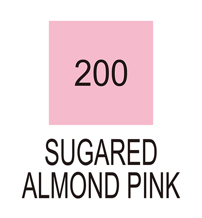 RB-6000AT/200 - Kuretake / ZIG - (200)Sugared Almond Pink - Real Brush couleurs individuelles - Detail 1