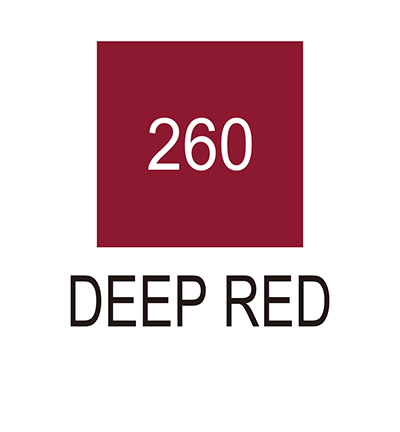 RB-6000AT/260 - Kuretake / ZIG - (260)Deep Red - Real Brush couleurs individuelles - Detail 1 RB-6000AT/260 - Kuretake / ZIG - (260)Deep Red - Real Brush couleurs individuelles - Detail 1