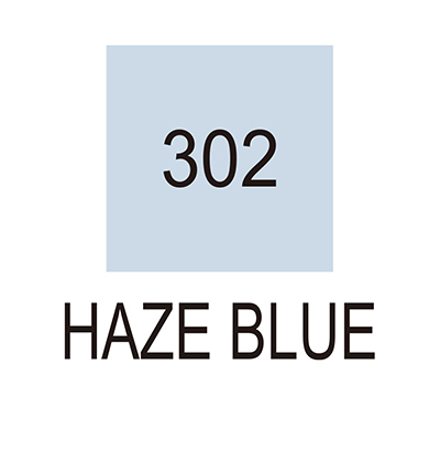 RB-6000AT/302 - Kuretake / ZIG - (302)Haze Blue - Real Brush couleurs individuelles - Detail 1