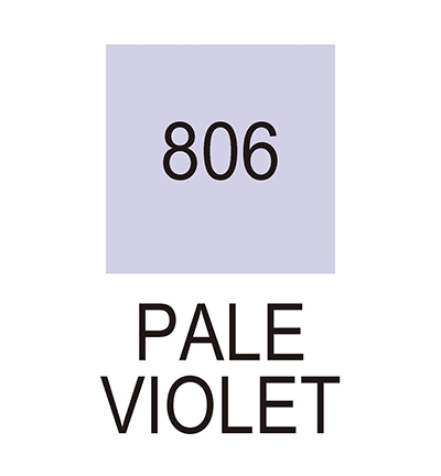 RB-6000AT/806 - Kuretake / ZIG - (806)Pale Violet - Real Brush couleurs individuelles - Detail 1