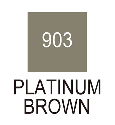 RB-6000AT/903 - Kuretake / ZIG - (903)Platinum Brown - Real Brush couleurs individuelles - Detail 1 RB-6000AT/903 - Kuretake / ZIG - (903)Platinum Brown - Real Brush couleurs individuelles - Detail 1