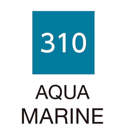 RB-6000AT/310 - Kuretake / ZIG - (310)Aqua Marine - Real Brush couleurs individuelles - Detail 1 RB-6000AT/310 - Kuretake / ZIG - (310)Aqua Marine - Real Brush couleurs individuelles - Detail 1