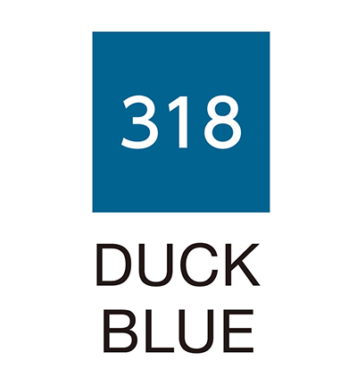RB-6000AT/318 - Kuretake / ZIG - (318)Duck Blue - Real Brush couleurs individuelles - Detail 1 RB-6000AT/318 - Kuretake / ZIG - (318)Duck Blue - Real Brush couleurs individuelles - Detail 1