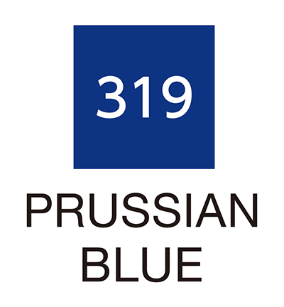 RB-6000AT/319 - Kuretake / ZIG - (319)Prussian Blue - Real Brush couleurs individuelles - Detail 1
