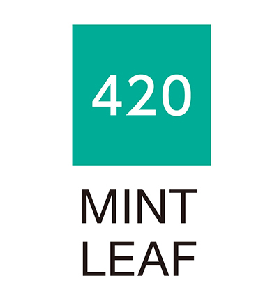 RB-6000AT/420 - Kuretake / ZIG - (420)Mint Leaf - Real Brush couleurs individuelles - Detail 1 RB-6000AT/420 - Kuretake / ZIG - (420)Mint Leaf - Real Brush couleurs individuelles - Detail 1
